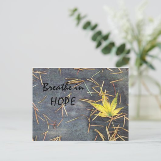 Adem het Briefkaart van de Hoop (Staand voorkant)