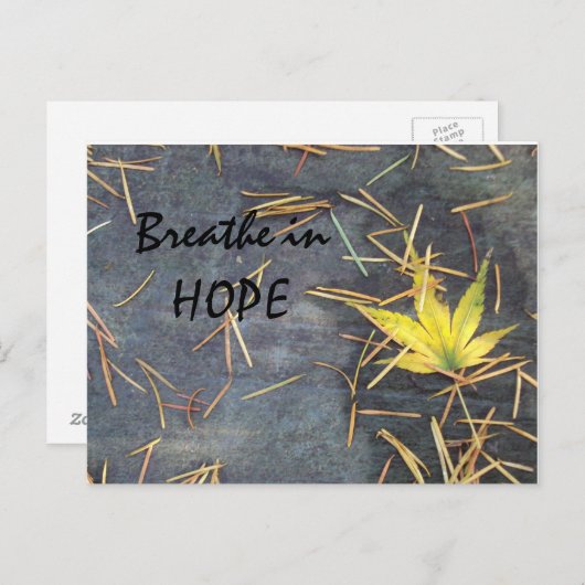 Adem het Briefkaart van de Hoop (Voorkant / Achterkant)