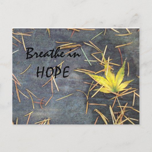 Adem het Briefkaart van de Hoop (Voorkant)