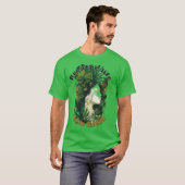 Adem het leven, Live Green-Botanische Dream Art Pr T-shirt (Voorkant volledig)