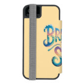 Adem het Zee in Incipio iPhone Portemonnee Hoesje (Agenda Achterkant)