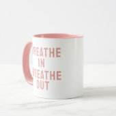 Adem in Adem uit Motivatie Quote Mok (Voorkant links)