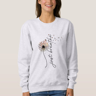 Adem In Dandelion Vlinder Inspiratie Yoga Trui