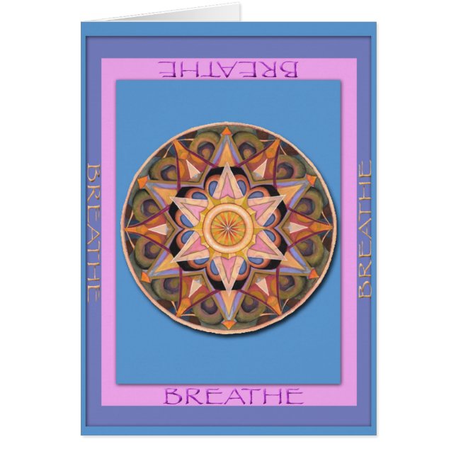 Adem in Dankbaarheid Kaart (Voorkant)