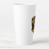 Adem in de vrijheid, leef het avontuur latte mok (Voorkant)
