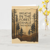 Adem in het bos – bemoediging en verheffing kaart (Gele Bloem)