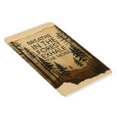 Adem in het bos Inspirerend Natuur Magneet (Rechterzijde)