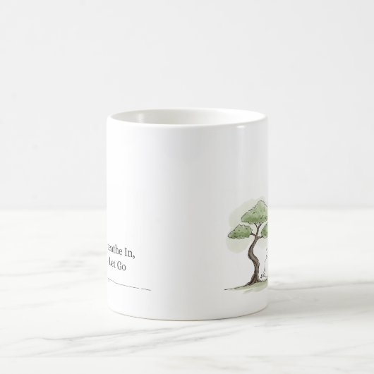 Adem in Laat gaan Zen Meditatie Mok (Center)