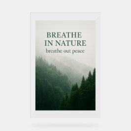 Adem in Natuur Motivatie Bos Poster – MIS