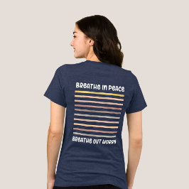 Adem in vrede Adem Christelijk zorgen uit Tri-Blend Shirt