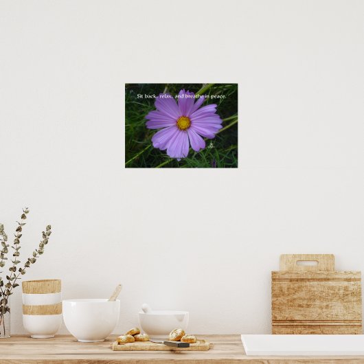 Adem in vrede poster (Keuken)