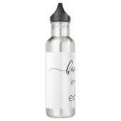 Adem Inhaleer Uitademing Quote Waterfles Waterfles (Links)