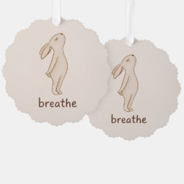 Adem Konijn Ornament Kaart