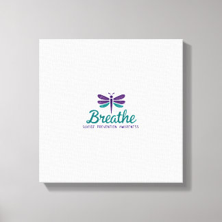 Adem Libelle Preventie van zelfmoord geestelijke g Canvas Afdruk