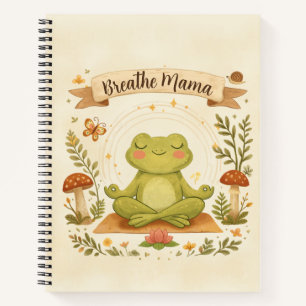 Adem Mama Schattige Kikker Mindfulness Notitieboek