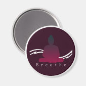 "Adem" Mooie Boeddha Magneet. Magneet (Voorkant / Achterkant)