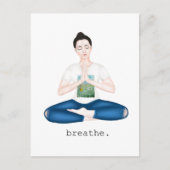 adem. ontspannen briefkaart (Voorkant)