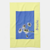 Adem Quote Geel/Blauw Schotel Handdoeken (Verticaal)