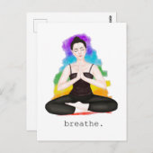 adem. regenboog briefkaart (Voorkant / Achterkant)