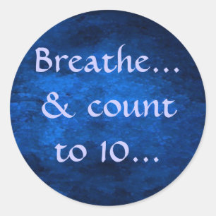 Adem... & tel tot 10... sticker