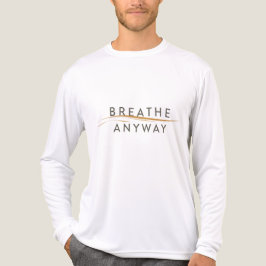 Adem Toch – Stress Bewustzijn Minimaal Geel Tri-Blend Shirt