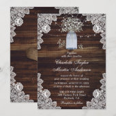 Adem Van Baby Rustieke Houten Kantverlichting Trou Kaart (Voorkant / Achterkant)