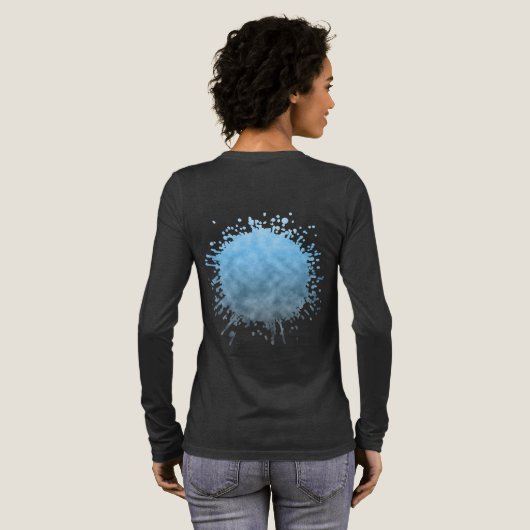 Adem van de Gletsjer Tri-Blend Shirt (Achterkant)
