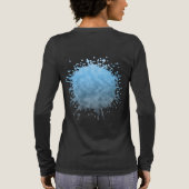Adem van de Gletsjer Tri-Blend Shirt (Achterkant)