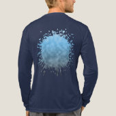 Adem van de Gletsjer Tri-Blend Shirt (Achterkant volledig)