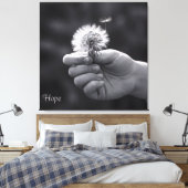 Adem van hoop canvas afdruk (Insitu (Slaapkamer))