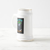 Adem van nieuwe angst bierpul (Voorkant links)