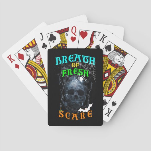 Adem van nieuwe angst pokerkaarten (Achterkant)