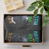 Adem van nieuwe angst tissuepapier (Geschenk)