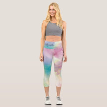 "Adem" Waterverf Yoga Leggings