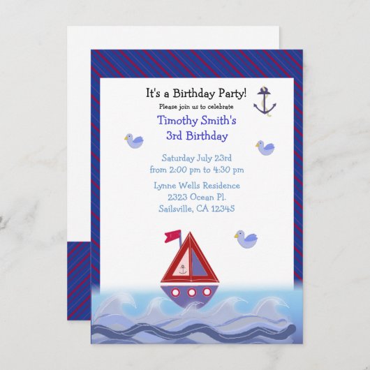 Adem weg op de golven kaart (Voorkant / Achterkant)