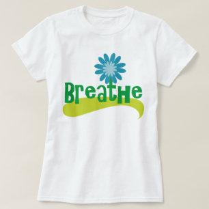 Adem Yoga-oefening tijdens het rijden T-shirt