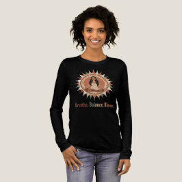 Adembalans Bloei – Boho Yoga Meditatie Kunst Tri-Blend Shirt