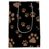 Adembenawend Pootafdruk Patroon Medium Cadeauzakje (Achterkant)