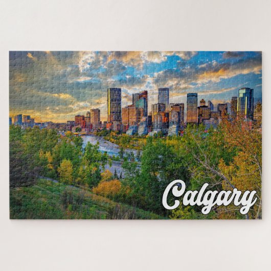 Adembenemend Calgary, Alberta, Canada Legpuzzel (Horizontaal)