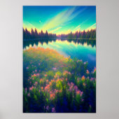 Adembenemend canvas onder de Azure Canopy Poster (Voorkant)