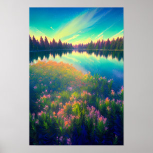 Adembenemend canvas onder de Azure Canopy Poster