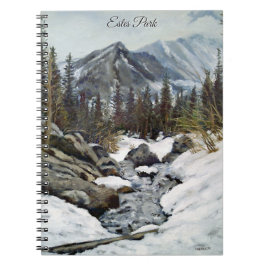 Adembenemend Estes Park Colorado Winterbeek Notitieboek