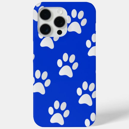 Adembenemend huisdier pootafdruk patroon Case-Mate iPhone case (Achterkant)