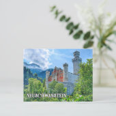 Adembenemend kasteel Neuschwanstein, Duitsland Briefkaart (Staand voorkant)