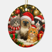 Adembenemend Kerst Katt ornament (Links)