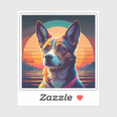 Adembenemend kleurrijk van cartoon sticker (Vel)