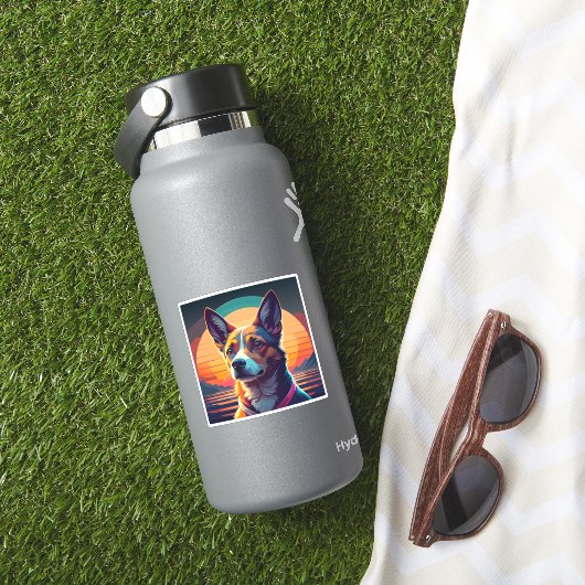 Adembenemend kleurrijk van cartoon sticker (HydroFlask Insitu)
