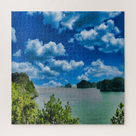 Adembenemend kustlandschap van Cat Ba Vietnam Legpuzzel