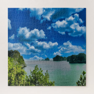Adembenemend kustlandschap van Cat Ba Vietnam Legpuzzel