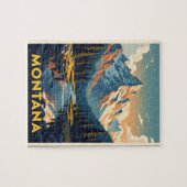 Adembenemend landschap in Montana Legpuzzel (Horizontaal)